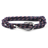Fashion Anchor Fish Hook Bracelet Handmade Rope – Stylish Gifts — 5