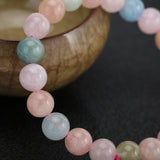 Candy-colored natural Morgan stone bracelet – Jewelry Gift Ideas — 5