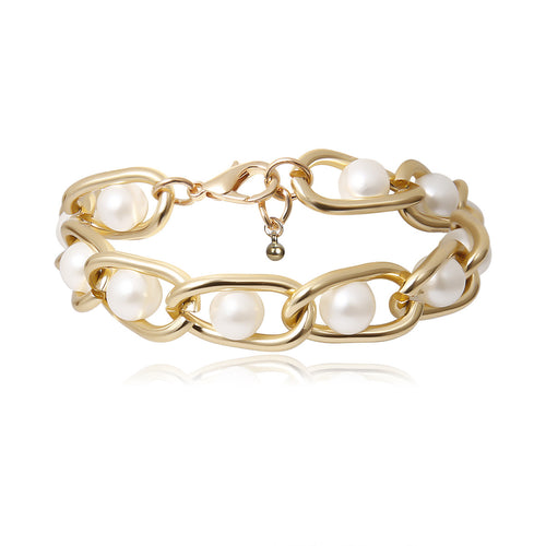 Creative Chain Inlaid Pearl Temperament Bracelet – Jewelry Gift Ideas — 2