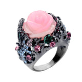 Diamond gecko rose ring – Surprise Gifts — 5