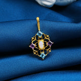 Women's Hollow Lace Geometric Necklace – Jewelry Gift Ideas — 5