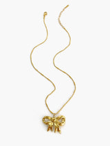 Fashionable Design Titanium Steel Bow Necklace – Jewelry Gift Ideas — 2
