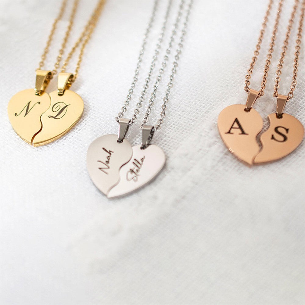 Personalized Stainless Steel Heart-shaped – Jewelry Gift Ideas — 1