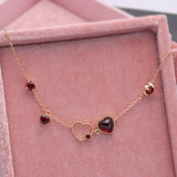 Ladies New Red Pomegranate Heart Bracelet – Jewelry Gift Ideas — 1