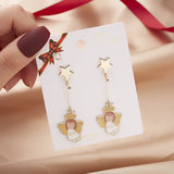 Creative Bells Rhinestone Painting Oil Christmas Stud – Creative Gifts — 8