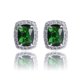 Colored large zircon personality earrings – Everyday Gifts — 19