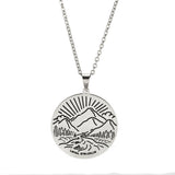 Inspirational Necklace Mountain Peak Personality – Jewelry Gift Ideas — 8