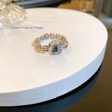 Light Luxury Zircon Retro Intersection – Stylish Gifts — 4