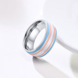 Ring Color 8mm Men's Same Color Flag Ring Foreign – Jewelry Gift Ideas — 5