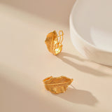 Leaves Brushed Retro Ear Clip – Useful Gifts — 8