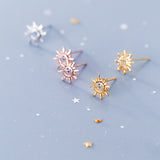Hollow sun earrings – Small Gift Ideas — 1