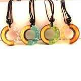 Solid Light Solid Wood Resin Pendant Jade Gold – Jewelry Gift Ideas — 5