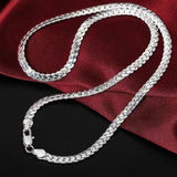 925 Silver Horseshoe Chain 60mm Curb Necklace – Jewelry Gift Ideas — 4