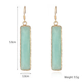 Natural Stone Pendant New Women's Trendy Earrings – Jewelry Gift Ideas — 14