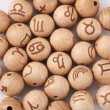 16-20mm Beech Wood 12 Constellation Beads – Stylish Gifts — 6