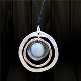 Concentric circle with sweater chain female – Gifts for Her — 5