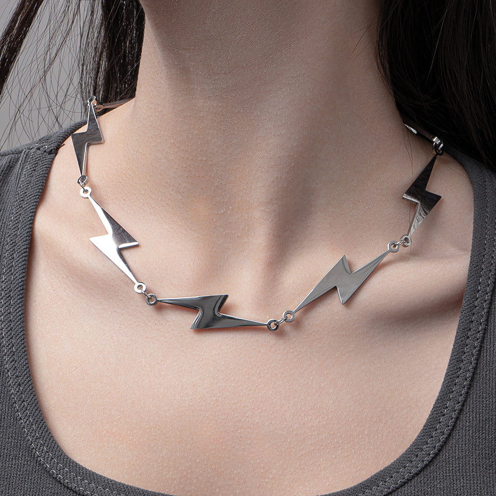 Irregular Lightning Necklace, Light Luxury, Niche – Jewelry Gift Ideas — 1