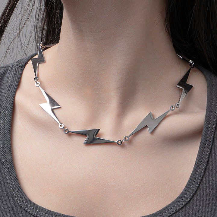 Irregular Lightning Necklace, Light Luxury, Niche – Jewelry Gift Ideas — 1