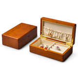 Solid Wood Jewelry Storage Box Ring Earrings – Home & Living Gifts — 3