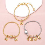 26 Letters Pendant Bracelet Women Gold Plated – Jewelry Gift Ideas — 1
