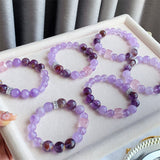 Lavender Amethyst DIY Bracelet Single Circle – Jewelry Gift Ideas — 6