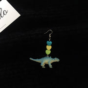 Bungee Beautiful Girl Childlike Dinosaur Earrings – Gifts for Kids — 11