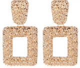 Women's geometric square metal fashion earrings – Stylish Gifts — 6