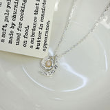 Irregular Hammer Pattern Crescent Clavicle Chain – Everyday Gifts — 5