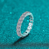Group Inlaid Mossstone Ring Ring Sterling Silver – Gifts for Her — 3