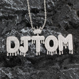 Crown Drops Monogram Mosaic Combination Necklace – Jewelry Gift Ideas — 4