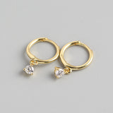 Light Luxury Diamond Ear Buckle S925 Sterling Silver – Stylish Gifts — 5