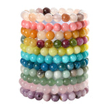 8mm Natural Stone Bracelet With Card Tourmaline – Jewelry Gift Ideas — 3