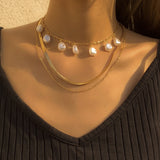 Metal Style Sweet Cool Pearl Necklace – Jewelry Gift Ideas — 4