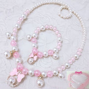 Children's Necklace Jewelry Pearl Bracelet Set – Jewelry Gift Ideas — 4
