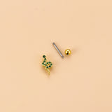 Colorful Zircon Gecko Snake-shaped Mini Animal Ear – Stylish Gifts — 3