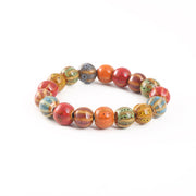 Colorful Volcanic Stone Ceramic Bracelet – Jewelry Gift Ideas — 8