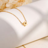 Cute Dog Paw Stainless Steel Necklace Earrings – Jewelry Gift Ideas — 6