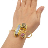 Classical Design Irregular Tourmaline Blue Stone – Jewelry Gift Ideas — 1