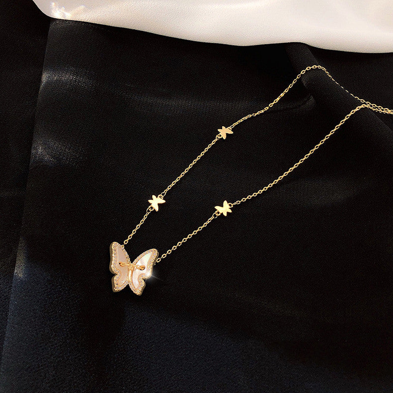 Butterfly Necklace Niche Design Clavicle Chain – Jewelry Gift Ideas — 1
