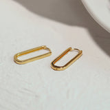 Geometric Earrings Trendy Sterling Silver 14k Gold – Useful Gifts — 2