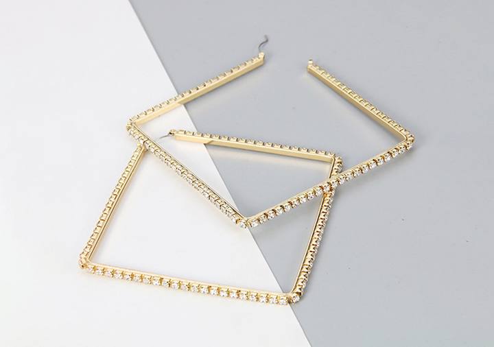 Large diamond earrings – Birthday Gifts — 1