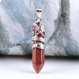 Tribal Totem Dragon Shape Natural Stone Pendant – Jewelry Gift Ideas — 4