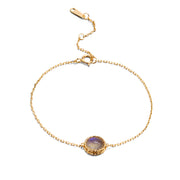 Silver Feldspar Sea Blue Treasure Bracelet – Jewelry Gift Ideas — 6