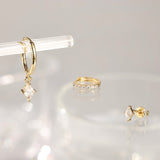 Brass Gold Plated European And American Inlaid Zircon – Stylish Gifts — 2