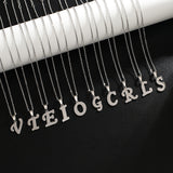 Stainless Steel Letter Pendant Necklace – Jewelry Gift Ideas — 4