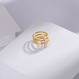 Micro-inlaid Zircon Ring Index Finger Ring Little – Jewelry Gift Ideas — 15