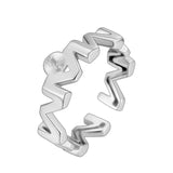 Sterling Silver Pearl Eardrop Frame Women's Ring – Gifts for Her — 3