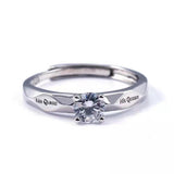 Couple Couple Rings Open Mouth White Gold Plated Men – Gifts for Her — 2