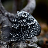 Stainless Steel Skull Ring Wholesale Punk – Birthday Gifts — 7