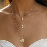 Moon Clavicle Chain Small Female – Gifts for Her — 9